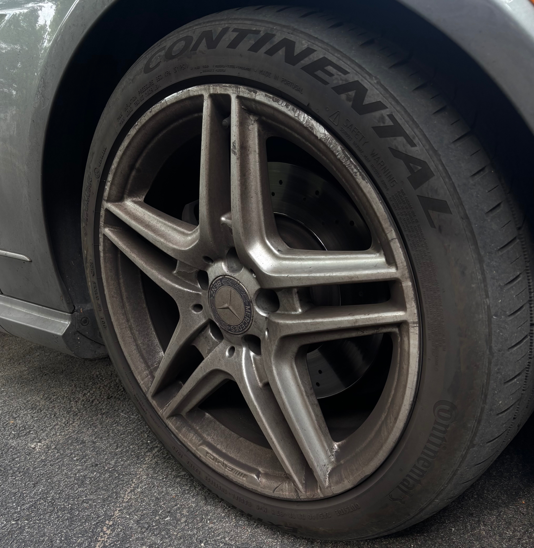Wheels & tires before detailing